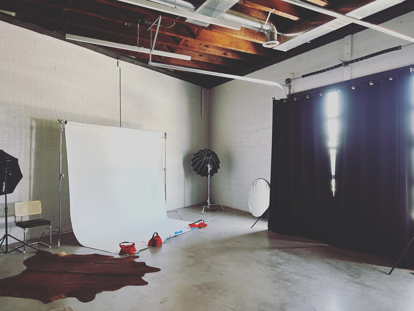 Finished private photo studio at 101 Washington Street